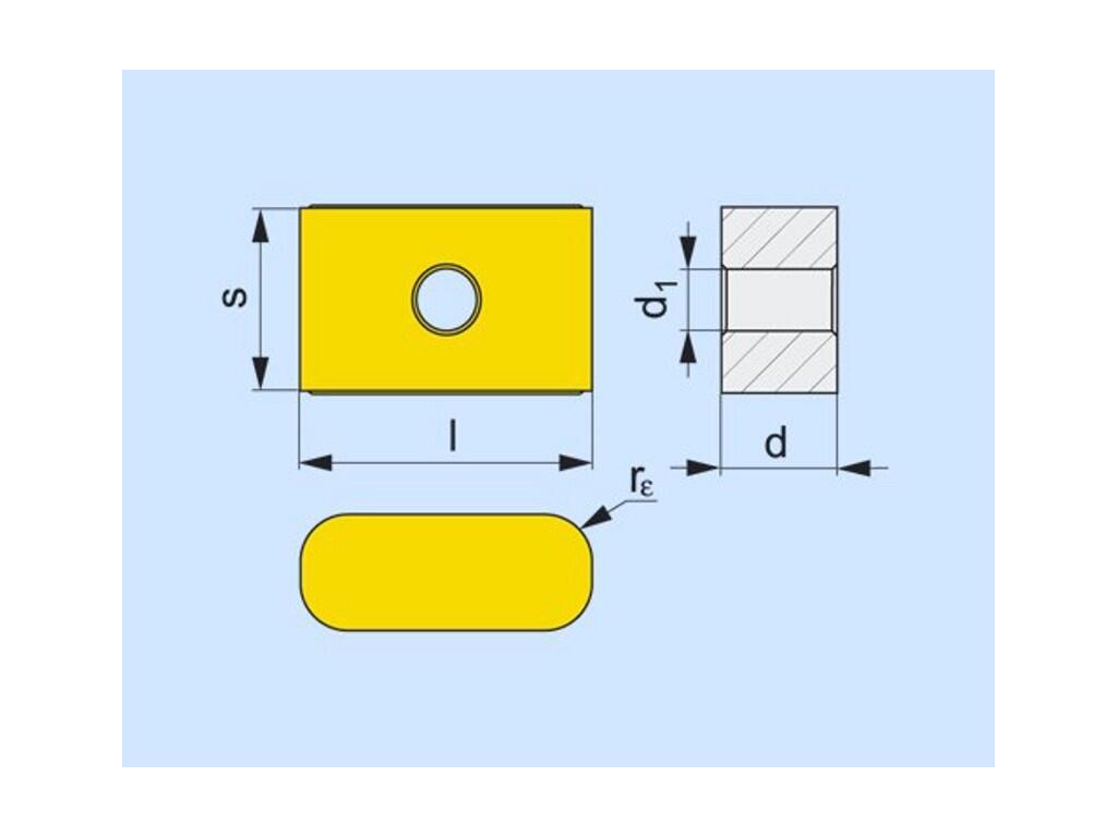 Soustružnické VBD negativní 80015864 / 6753830 LN.X 19, LN.X 30 A1 -S- PRAMET - PM-LNUX-191940SN-DF-T9325