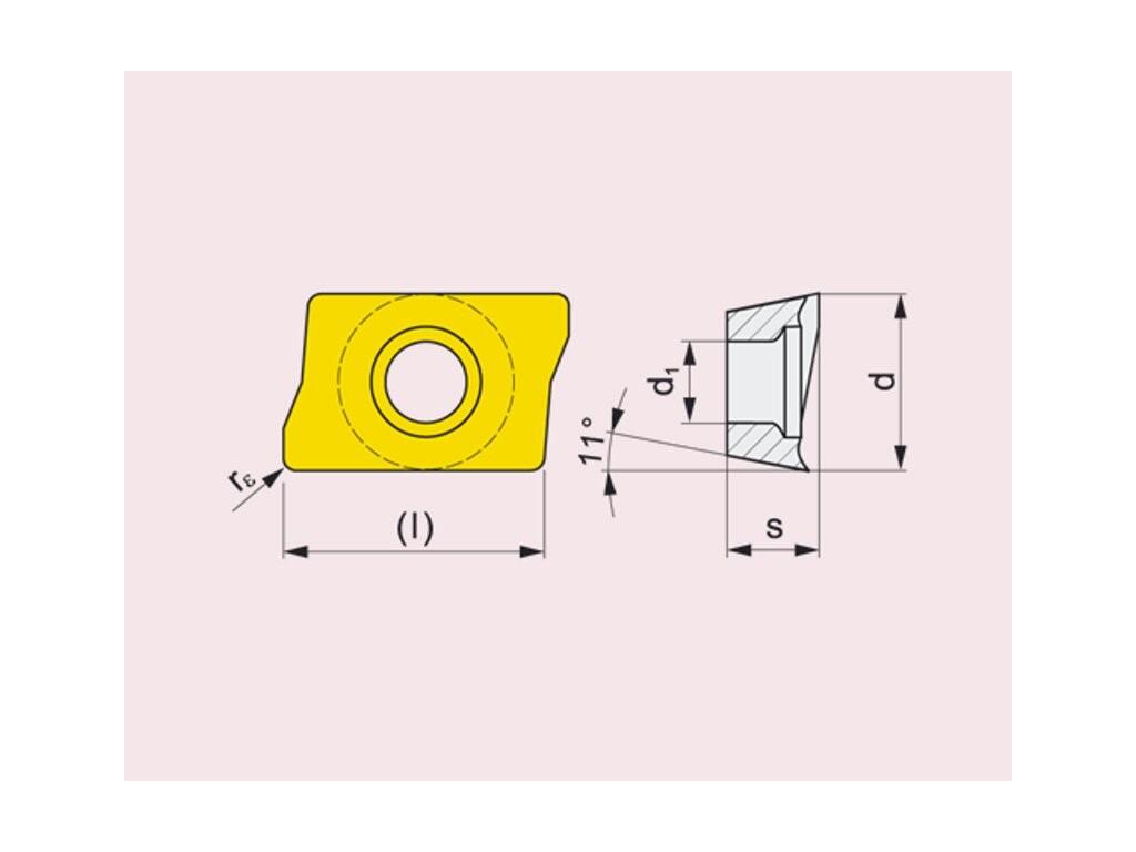 Frézovací VBD ostatní + vrtací 80014538 / 6753398 APKX 15 G4 -S- PRAMET - PM-APKX-1505PDSR-R-8215