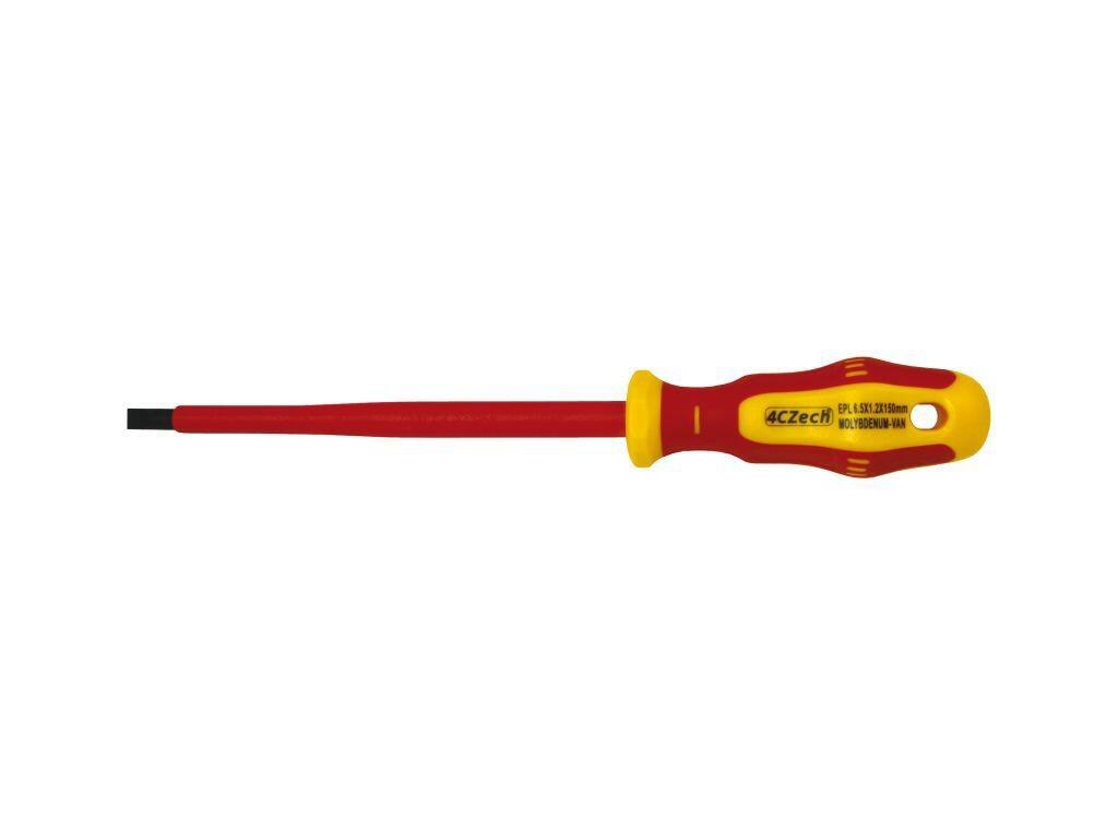 Šroubovák ELEKTRO plochý profi 6,5x1,2x150mm - 4CZ-8330-07