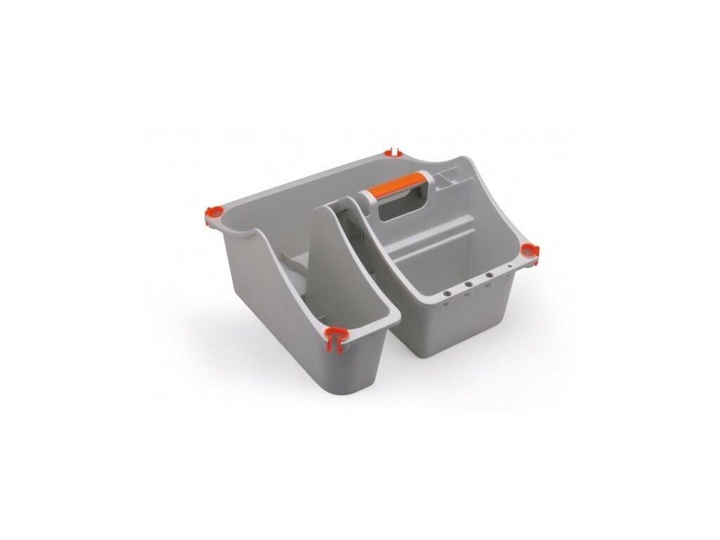 Multi Box - praktický odkládací box k použití při práci na žebříku, při které je zapotřebí více nářadí, plechovka s barvou apod. - AL3003
