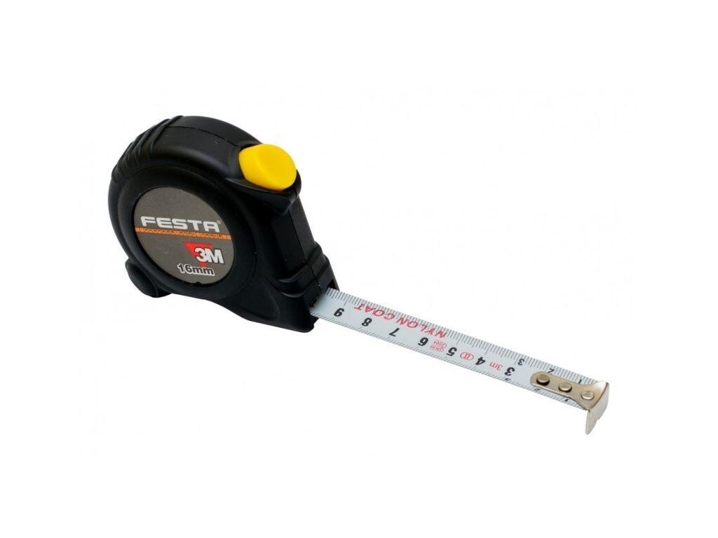 Svinovací metr FESTA - EEC certifikát, (autolock), pogum. 5 m KINEX - KI8044-21
