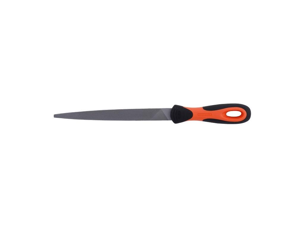 Pilník plochý zúžený nízký 150/15/1.9mm, sek2, s rukojetí  b5 - BA-1-111-06-2-2