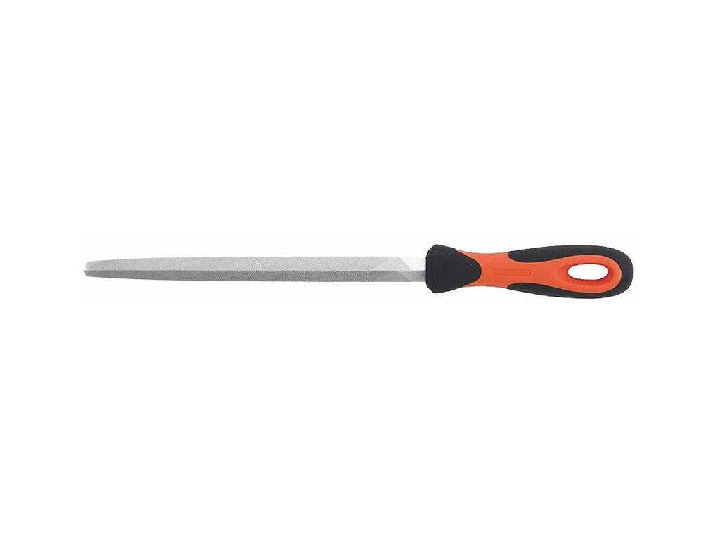 Pilník zámečnický trojúheln.200/15.5mm, 10z sek1, s rukojetí b5 - BA-1-170-08-1-2