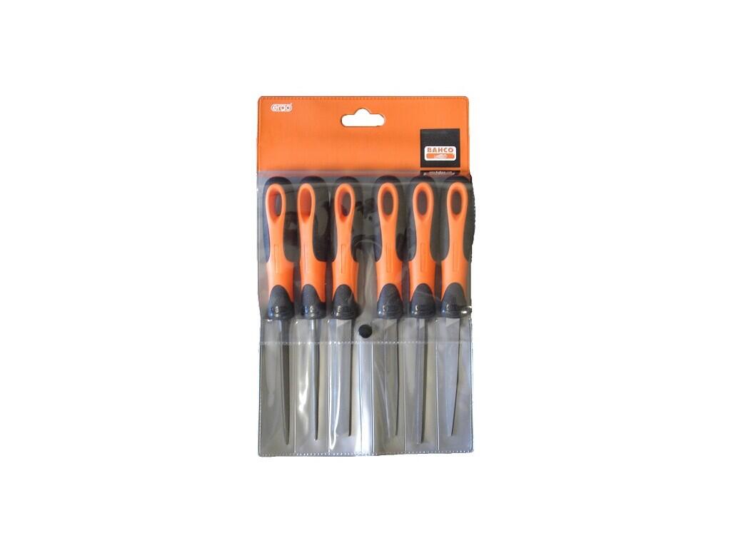 Sada 6 ks zámečnických pilníků 100mm sek3 200g b1 - BA-1-476-04-3-2