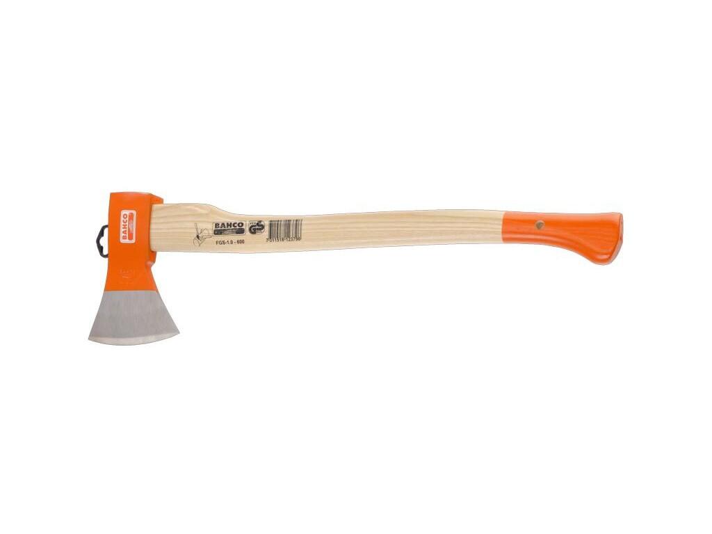 Sekera dřevorubecká kácecí 1,0kg s dřev. rukojetí 600mm, 1500g b4 - BA-FGS-1.0-600
