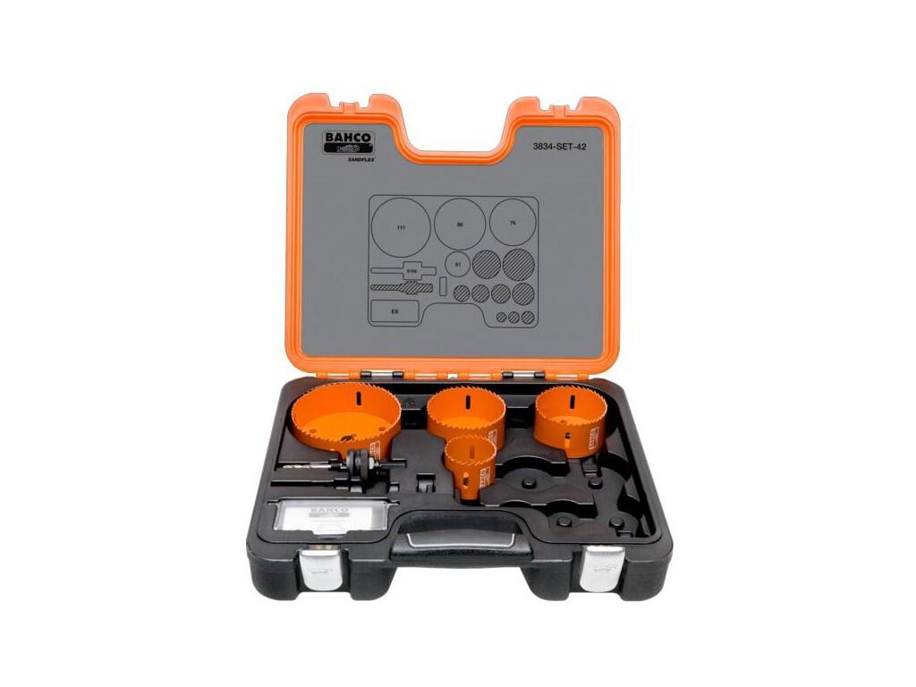 Sada děrovacích pil SANDFLEX SANDFLEX 51,76,86,111 + trn + pero - BA-3834-SET-42
