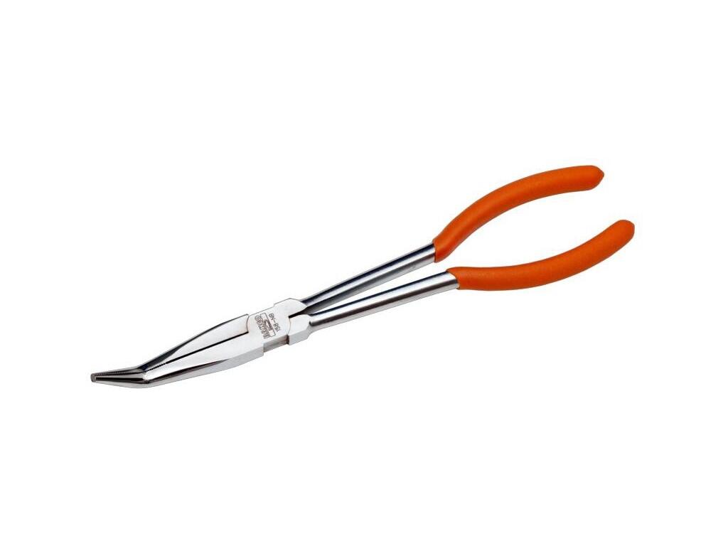Kleště se špičatými dlouhými čelistmi zahnuté 35° 270mm, 265g b12 - BA-158-NB