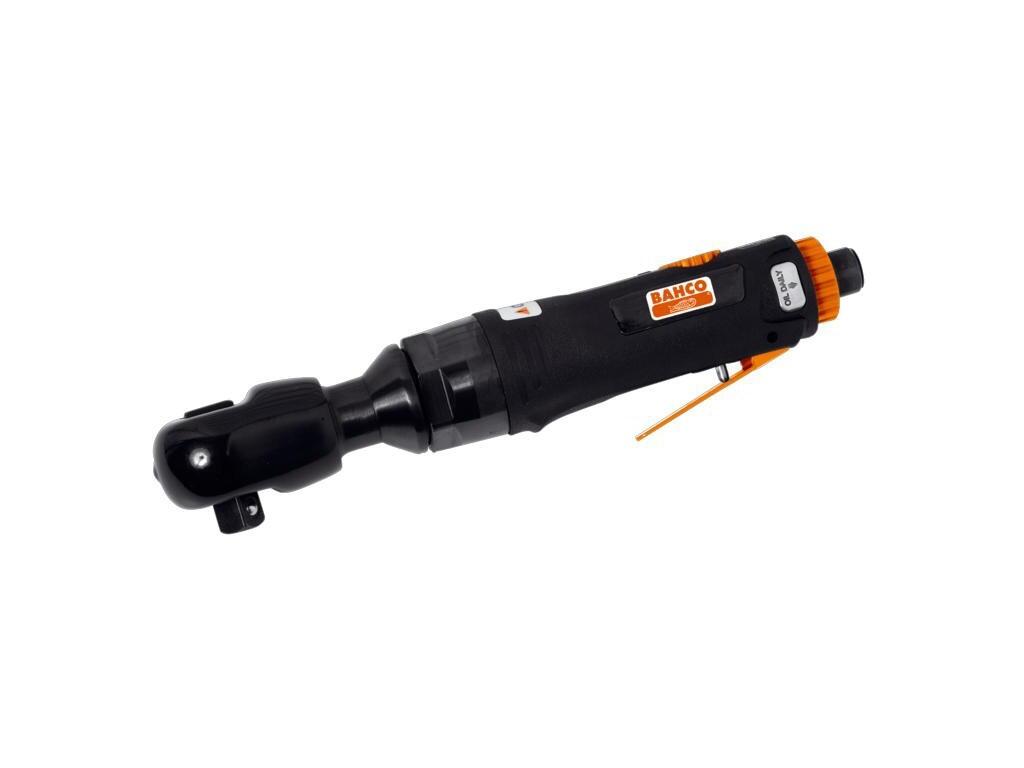 Ráčna vzduchová s regulátorem výkonu 1/2", 6.3bar, koncovka 1/4",0-67 Nm, L=260mm, gumová rukojeť - BA-BP821