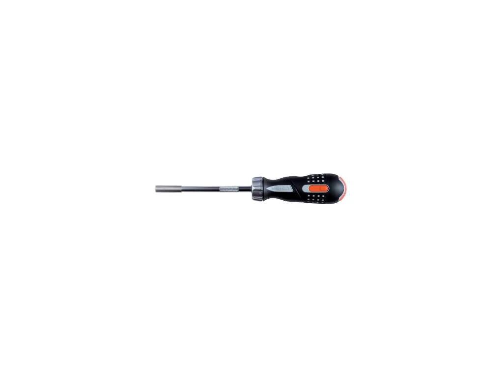 Šroubovák ráčnový 1/4" s kloubem 260/135mm + 6 bitů, 270g, b50 - BA-808050P