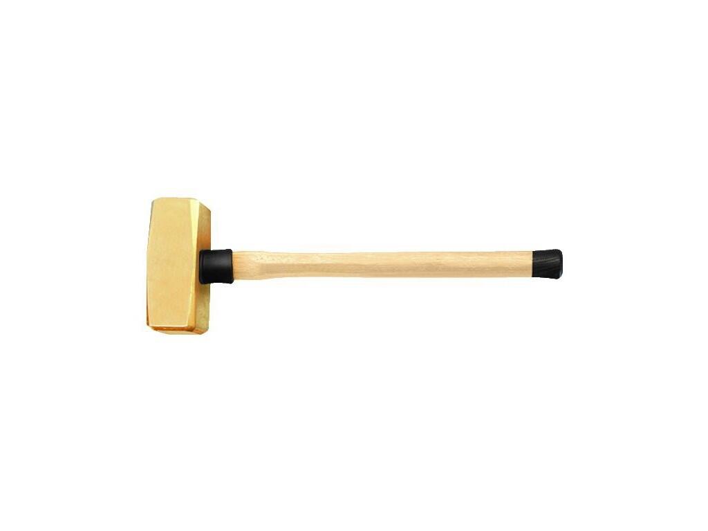Nejiskřivé nářadí - Kamenické kladivo, německý typ, rukojeť ze dřeva Hickory, AL-BR 2000 W - BA-NS500-2000