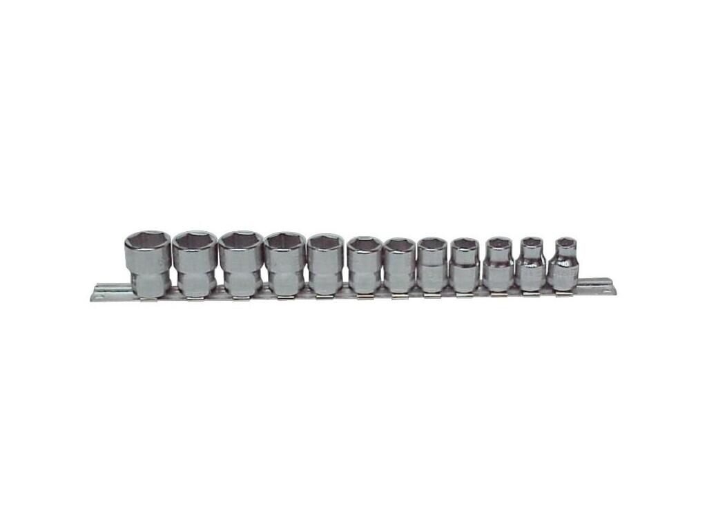Sada nástrčných hlavic 3/8" na liště 12-dílná 7800SM - BA-7400SR/S12