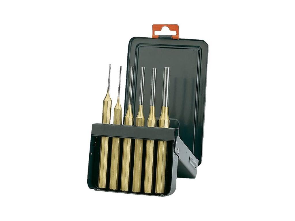 Sada průbojníků v kovové kazetě 6-dílná (2,3,4,5,6,8mm) 150mm, 790g - BA-3734S/6
