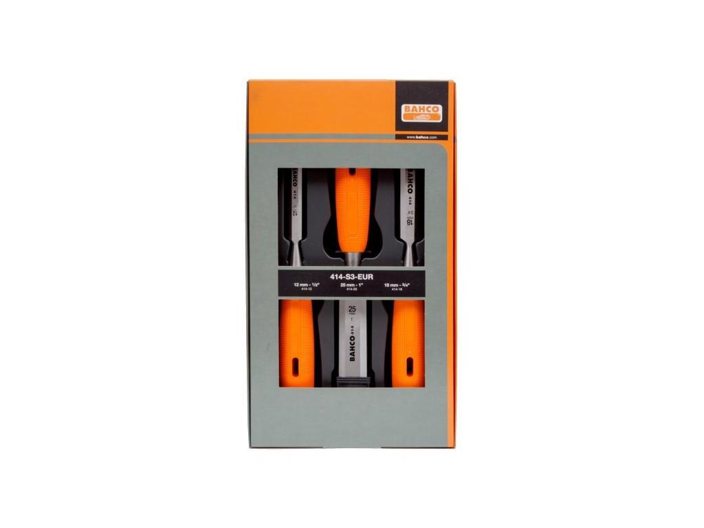 Sada dlát s 1-složkovou rukojetí z polypropylenu 12-18-25mm - BA-414-S3-EUR