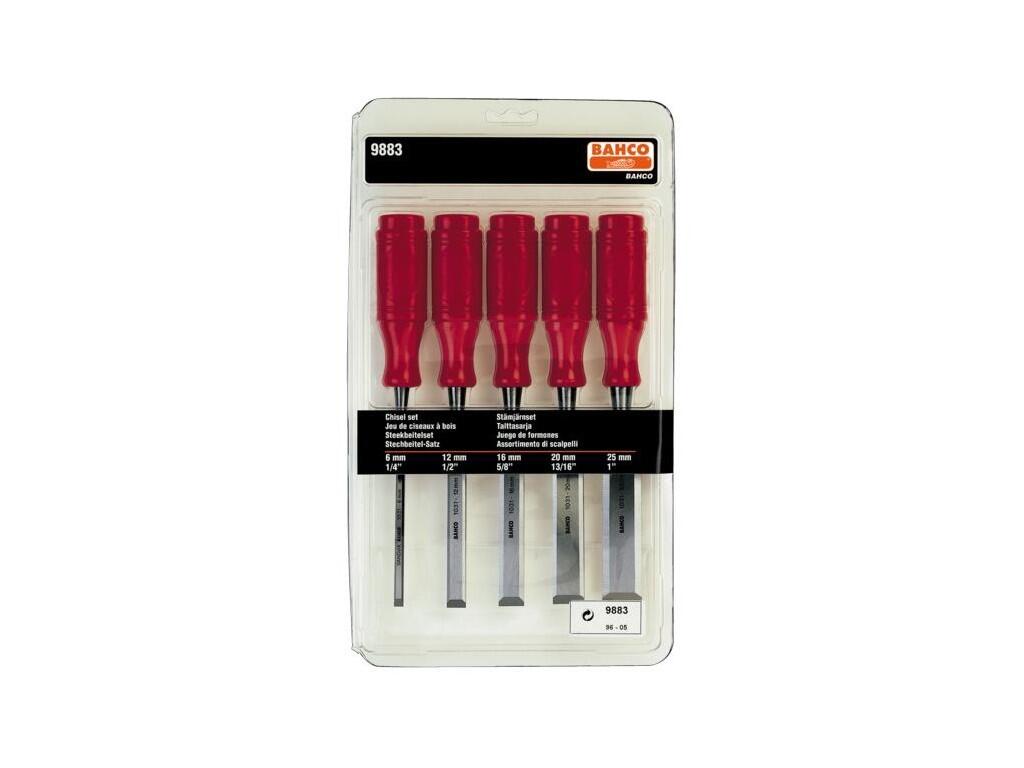 Sada dlát Bahco 5-dílná (6,12,16,20,25mm) 700g - BA-9883
