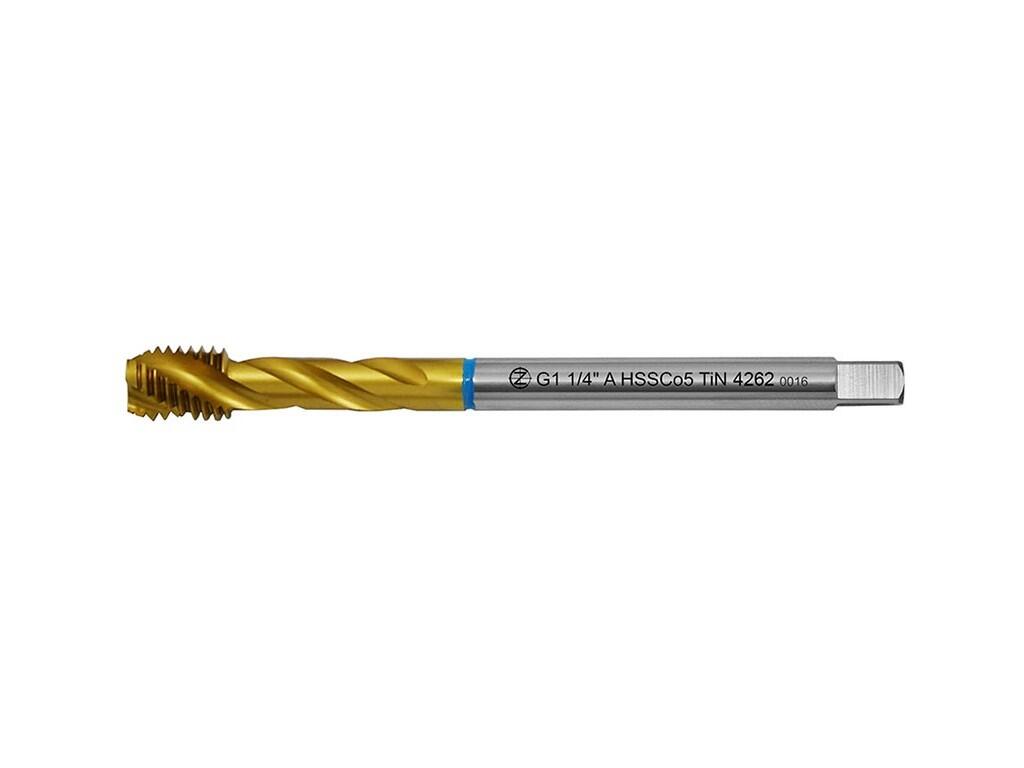 Závitník strojní G1 1/2" A HSSCo5 TiN DIN 5156 RSP35 - CZZ4262-G1-1/2"-A