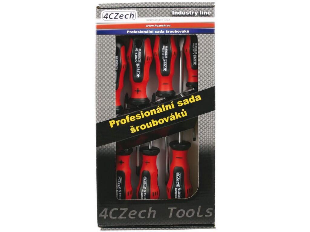 Sada šroubováků PL,PH,PZ 7-dílná profi v kartonu - 4CZ-8558-70