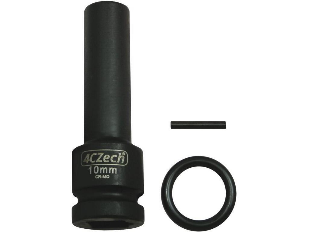 1/2" Hlavice průmyslová prodloužená Drive 10 mm CrMo+trn,o-kroužek - 4CZ-P121-06-10