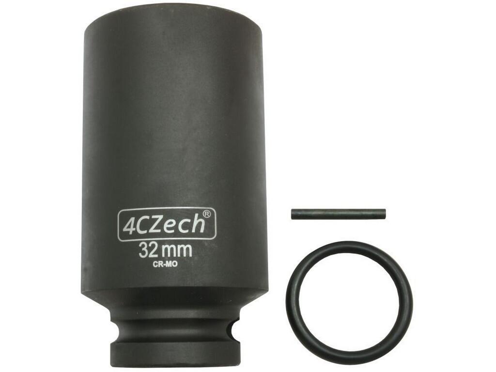1/2" Hlavice průmyslová prodloužená Drive 27 mm CrMo+trn,o-kroužek - 4CZ-P121-06-27