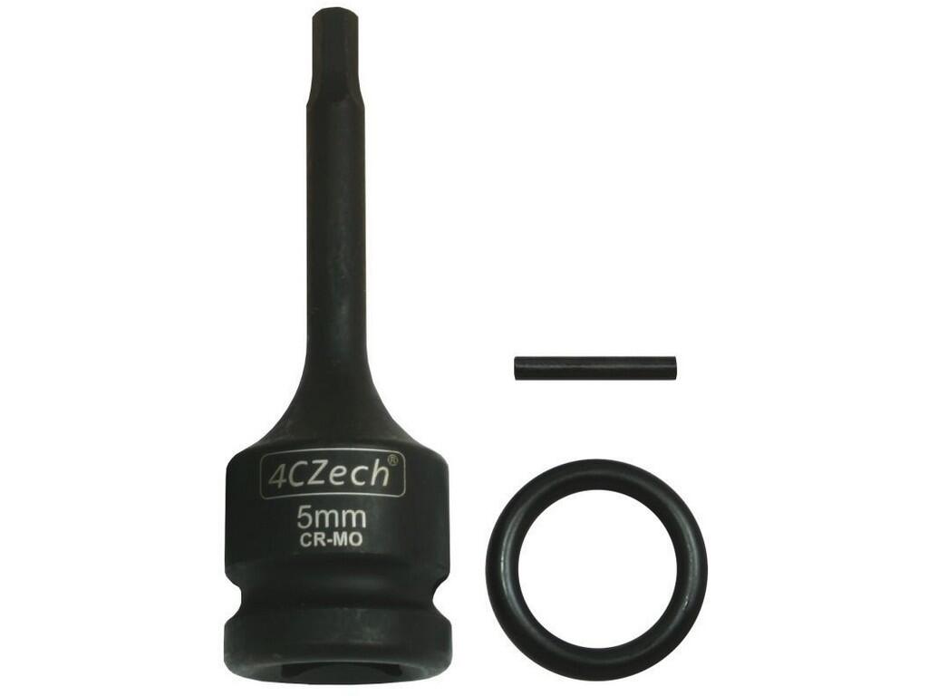 1/2" Hlavice průmyslová zástrčná 6HR 8 mm (délka 75 mm)+trn,o-kroužek - 4CZ-P122-02-08