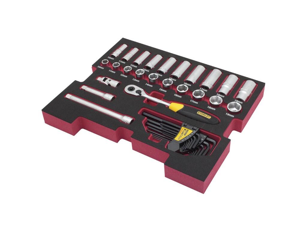 FatMax T-STAK 38-dílná 3/8" sada hlavic - ST-FMHT0-74296