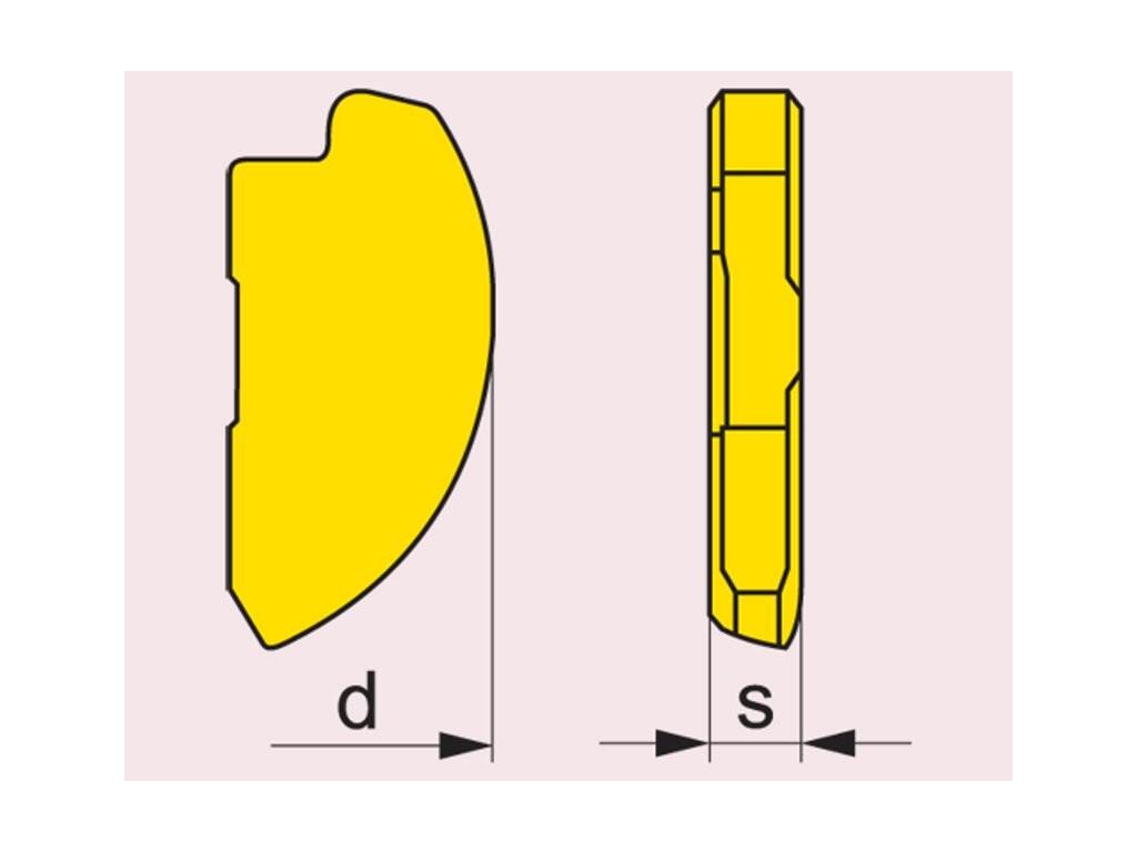 Frézovací VBD s upínáním SideLock 80030258 / 7451124 XP G6 -S- PRAMET - PM-XP-20ER-FM-M8330