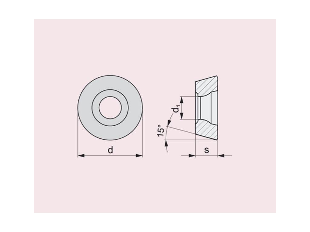Frézovací VBD upínané šroubkem 80030342 / 7455502 RDHX 16 G2 -S- PRAMET - PM-RDHX-1604MOT-M9325