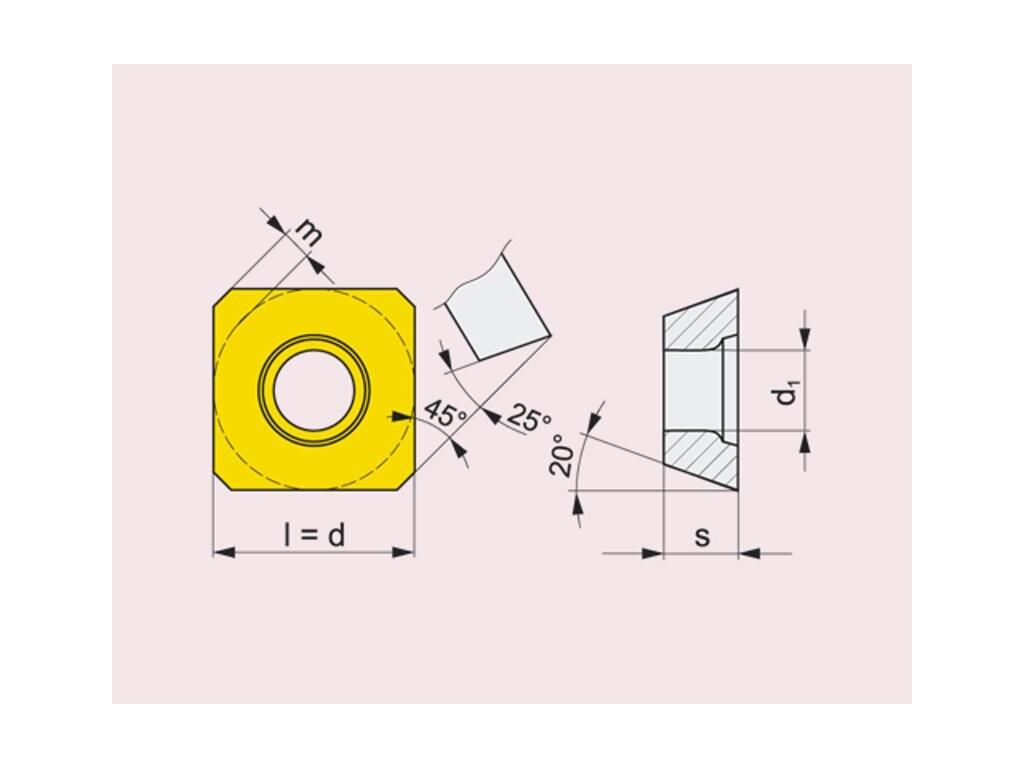 Frézovací VBD ostatní + vrtací 80030183 / 7451008 SEEW 12 G4 -S- PRAMET - PM-SEEW-1204AFSN-M8330