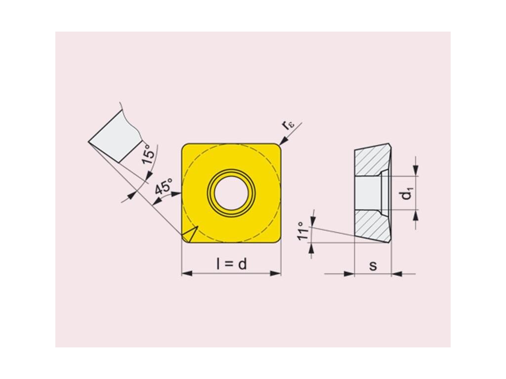 Frézovací VBD ostatní + vrtací 80030209 / 7451034 SPET 12 G4 -S- PRAMET - PM-SPET-120408S-M8330
