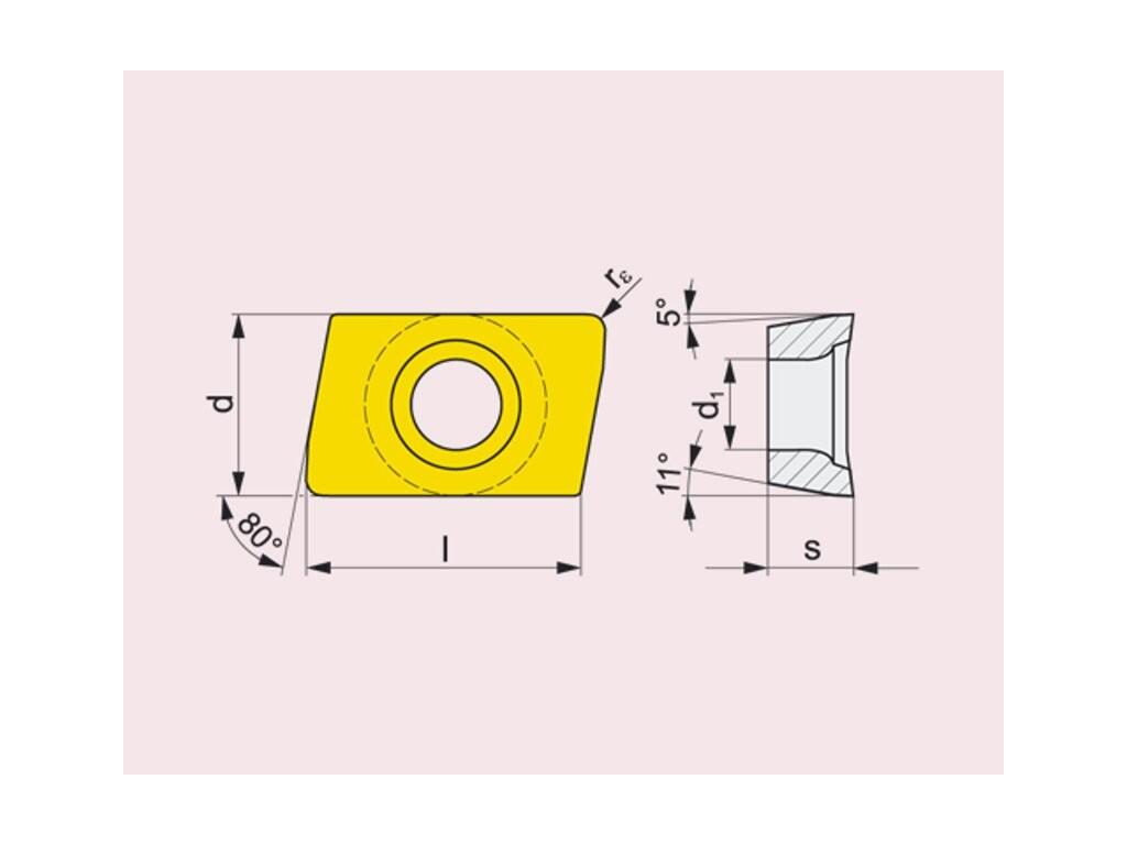 Frézovací VBD ostatní + vrtací 80030261 / 7451127 XPHT 16 G4 -S- PRAMET - PM-XPHT-160412E-M8330