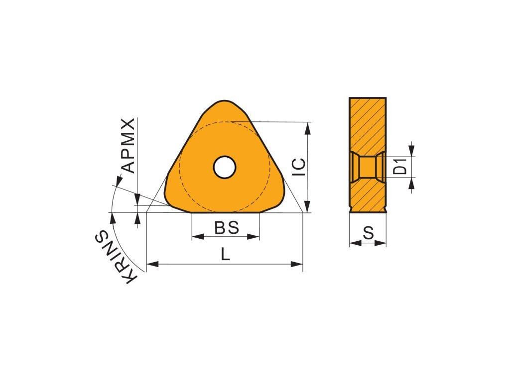 VBD loupací 80029490 / 7347231 TNGJ SC -S- PRAMET - PM-TNGJ-220720-PM-S01-T9315