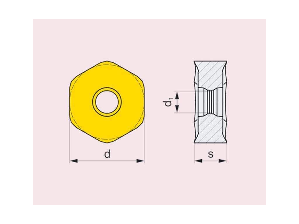 Frézovací VBD ostatní + vrtací 80026107 / 6922530 HNGX 09 G4 -S- PRAMET - PM-HNGX-0906ANSN-R-M8310