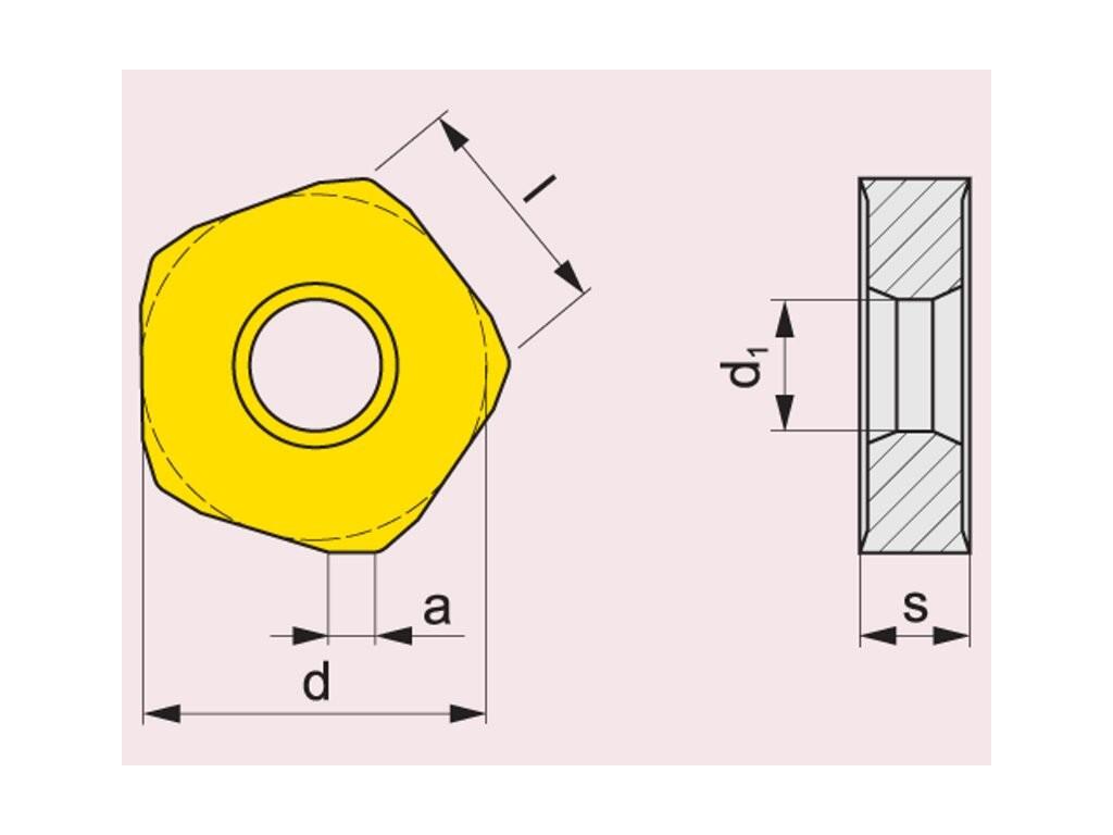 Frézovací VBD ostatní + vrtací 80026134 / 6922558 PNMU 13 G4 -S- PRAMET - PM-PNMU-1308DNSR-M-M9315