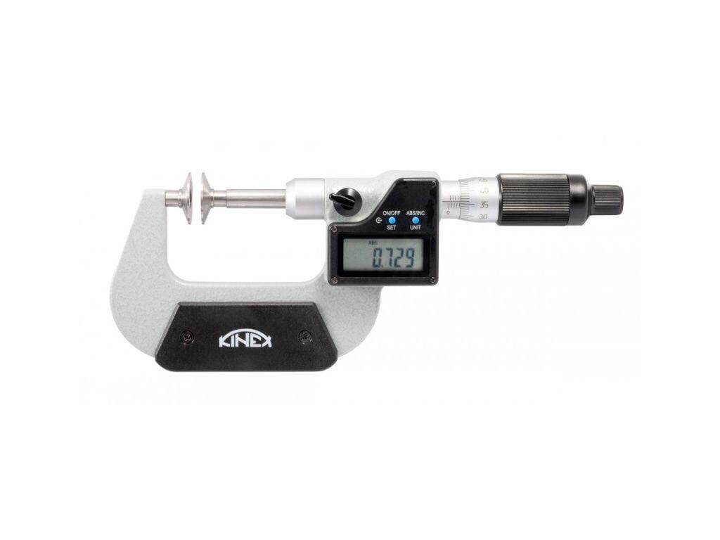Mikrometr na ozubená kola 150-175 mm 0,001 mm  – digitální DIN 863, NEW DESIGN KINEX - KI7070-02-175