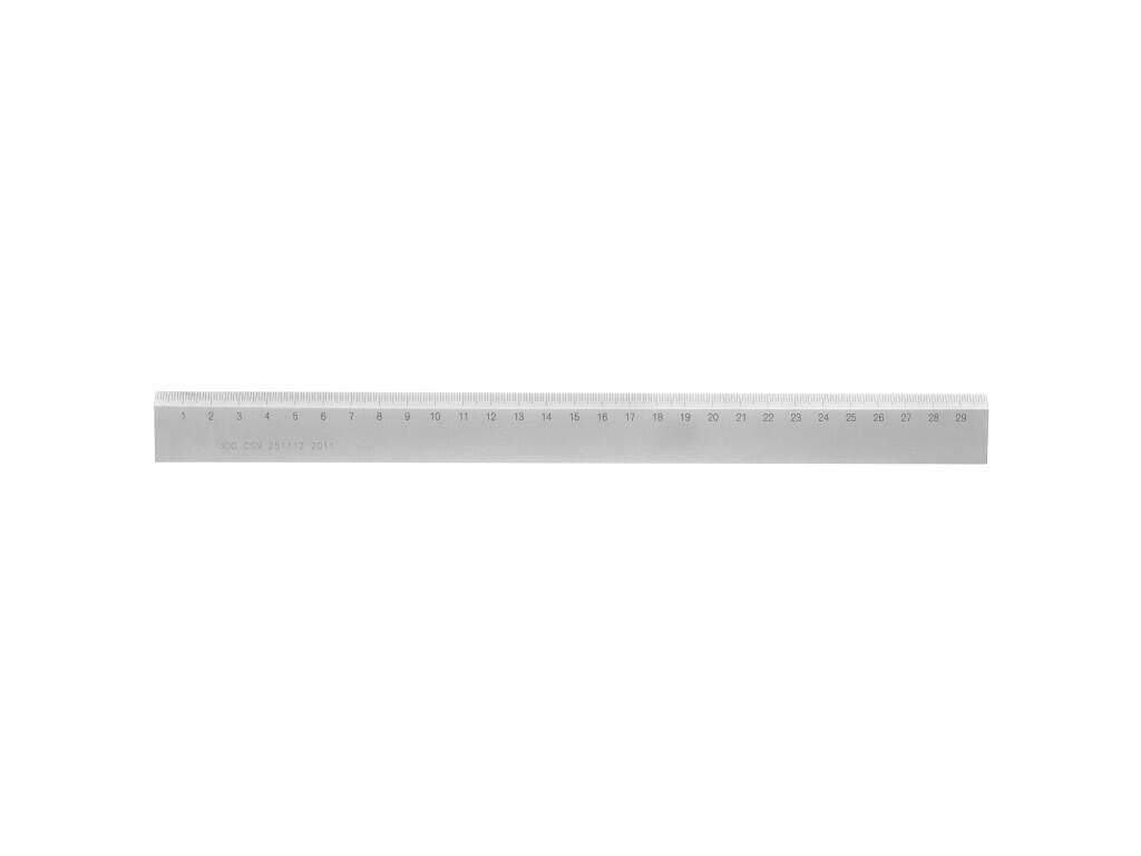 Měřítko NEREZ OCEL s úkosem - popis laserem, DIN 866/B 1000x30x6 mm KINEX - KI1007-07-100