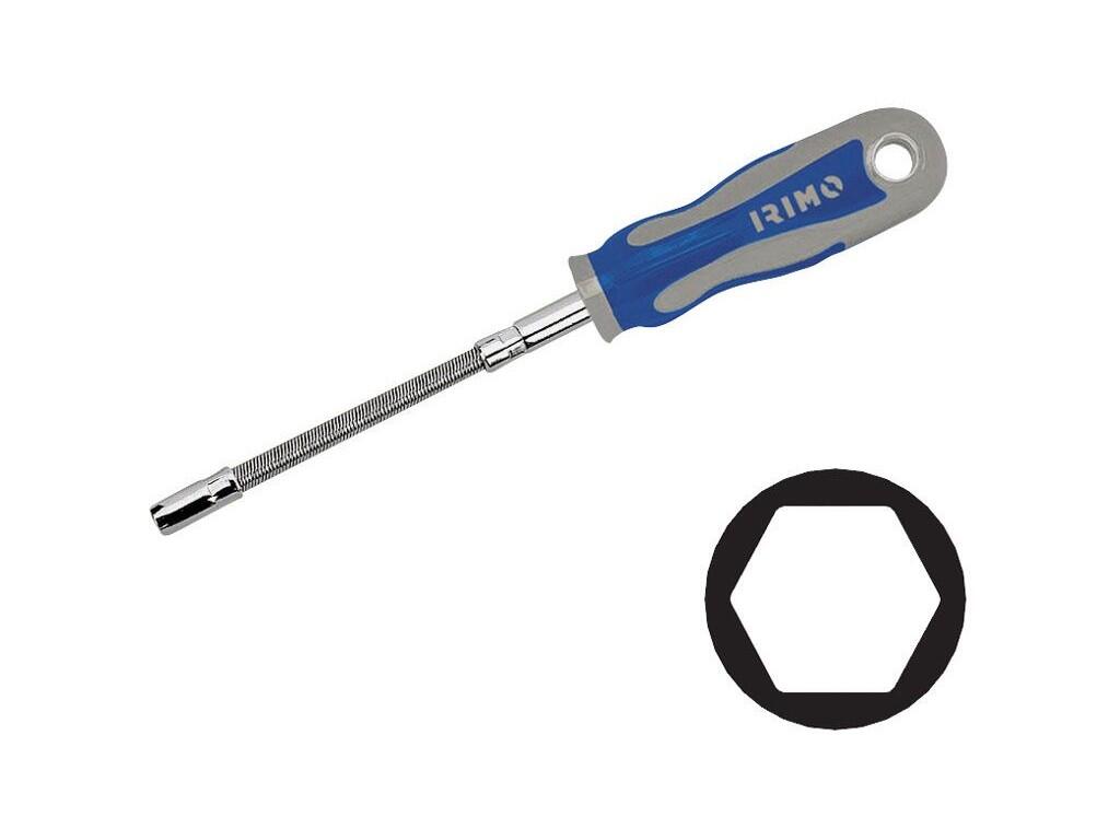 Šroubovák na matice s flexibilní stopkou 6mm IRIMO - BA-190-6-135
