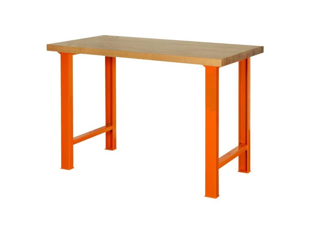 Pracovní stůl se dřevěnou pracovní deskou a boční zásuvkovou skříní 1500x750x1030mm - BA-1495WB15TW