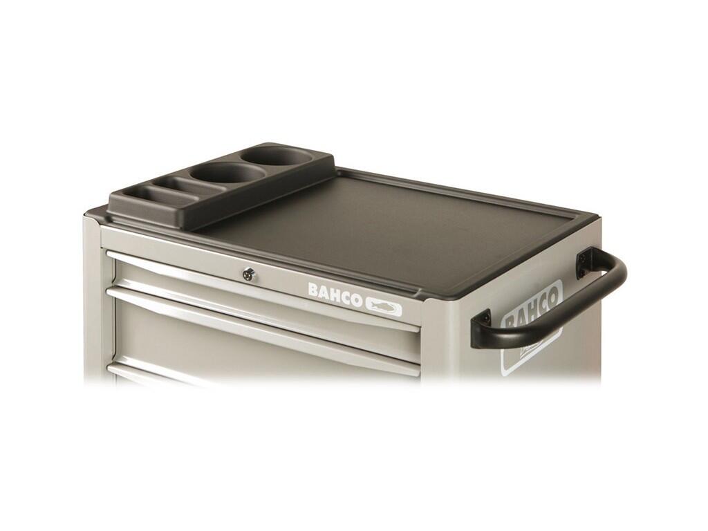 Vrchní pracovní deska z ABS pro 26” vozíky, kulaté a čtvercové otvory pro spoj.materiál - BA-1470K-AC7