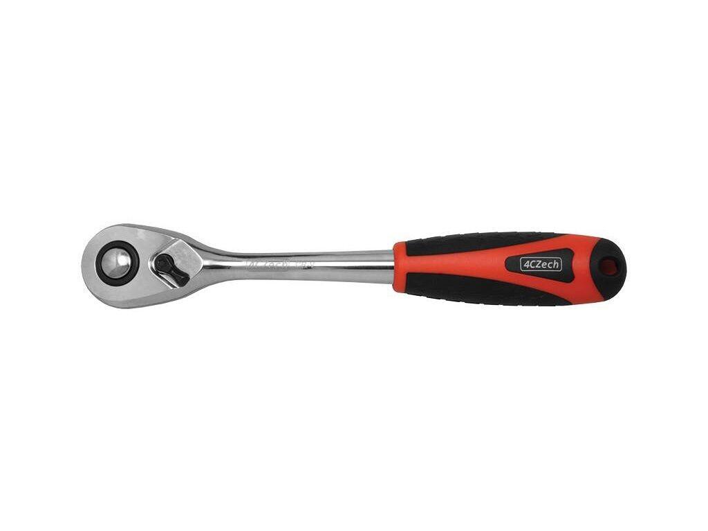 1/2" Ráčna oválná s přepínací páčkou 257 mm, 60 zubů - 4CZ-124-01