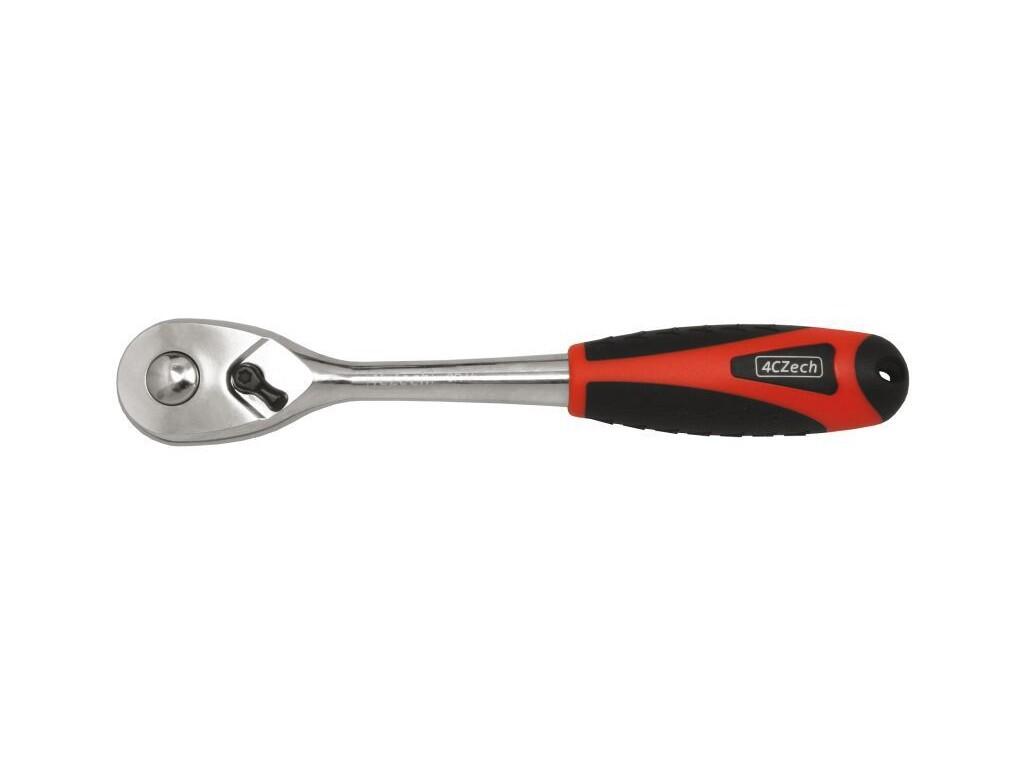 3/8" Ráčna oválná s přepínací páčkou 200 mm, 72 zubů - 4CZ-384-01