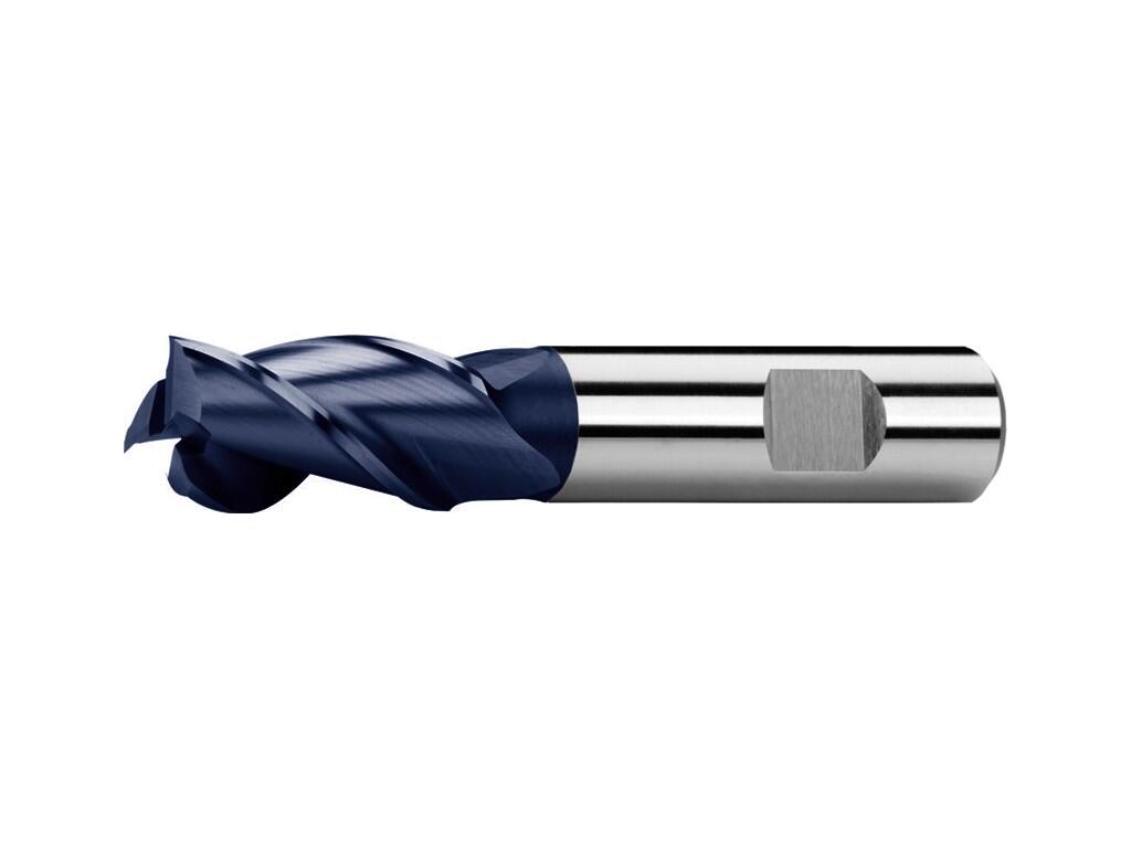 Fréza válcová čelní Ø3,5x10x54, Z3, DIN 844K, HSSCo8 ,TiAlN,N - ZPS-140418-035-TIALN