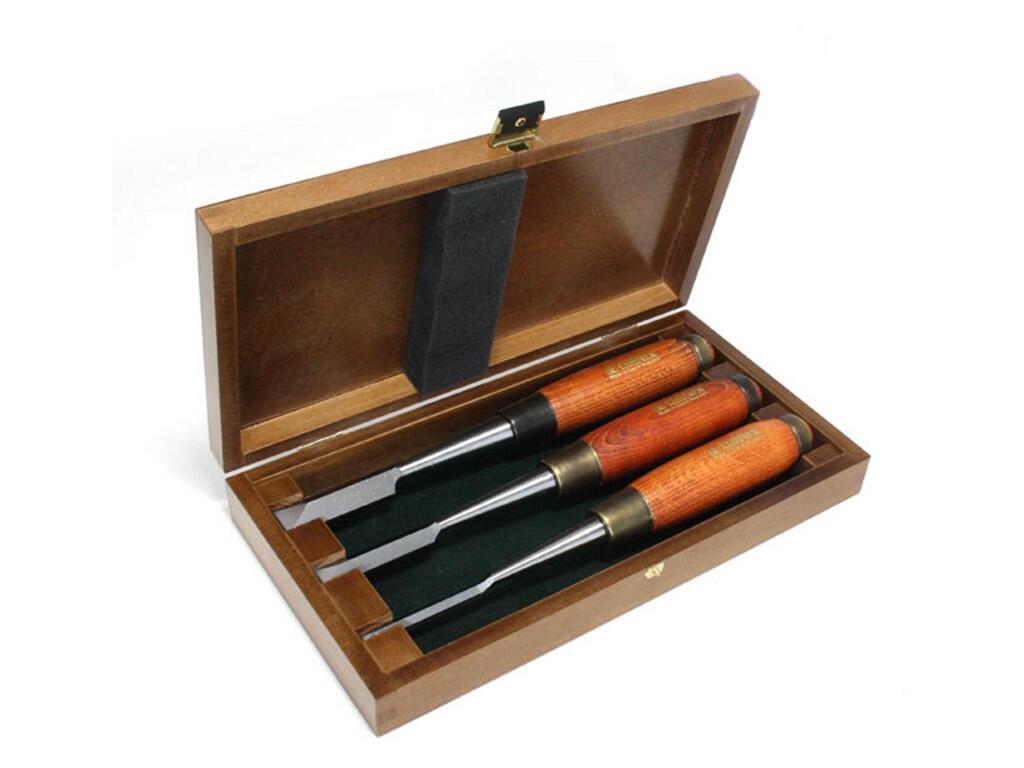 Sada rybinových dlát v kazetě, WOOD LINE PLUS 1/4"-1/2"-3/4" - NB8521-00