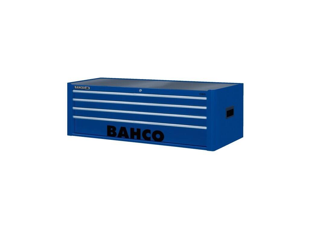 Nástavec CLASSIC na mobilní vozíky 40" se 4-zásuvkami, modrá - BA-1485KXL4BLUE