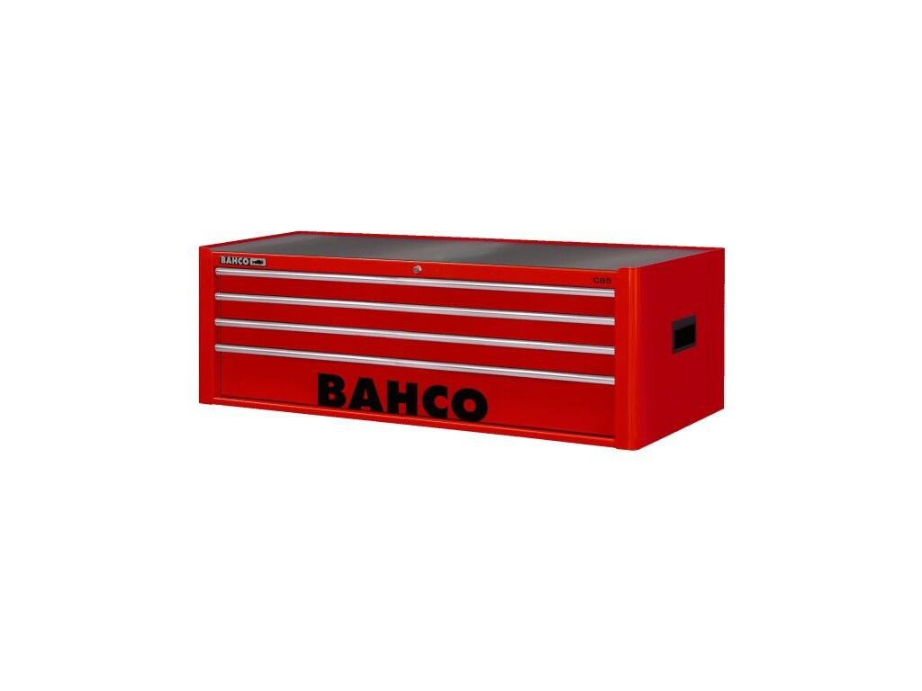 Nástavec CLASSIC na mobilní vozíky 40" se 4-zásuvkami, červená - BA-1485KXL4RED