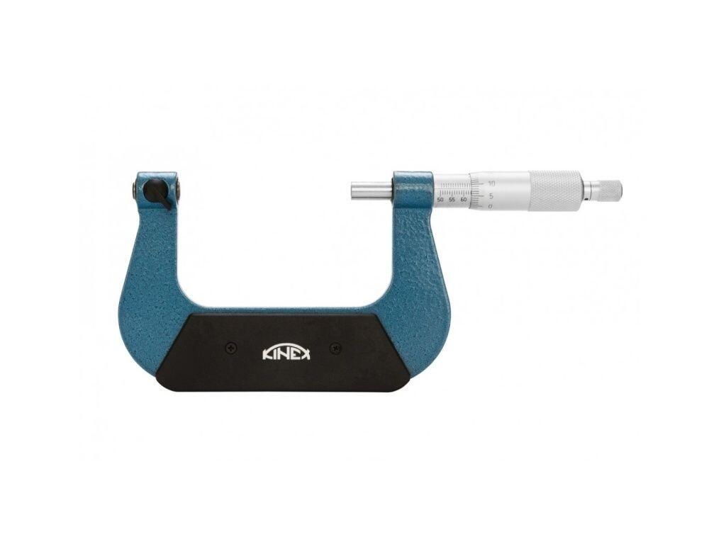 Mikrometr třmenový na závity DIN 863 125-150 mm 0,01 mm KINEX - KI7028-36