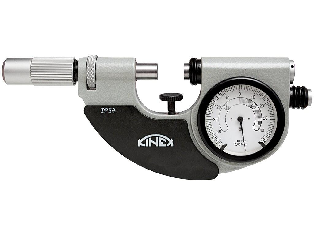 Pasametr (mikropasametr) DIN 863 - Profesional 75-100 mm 0,001 mm KINEX - KI7126-02-100