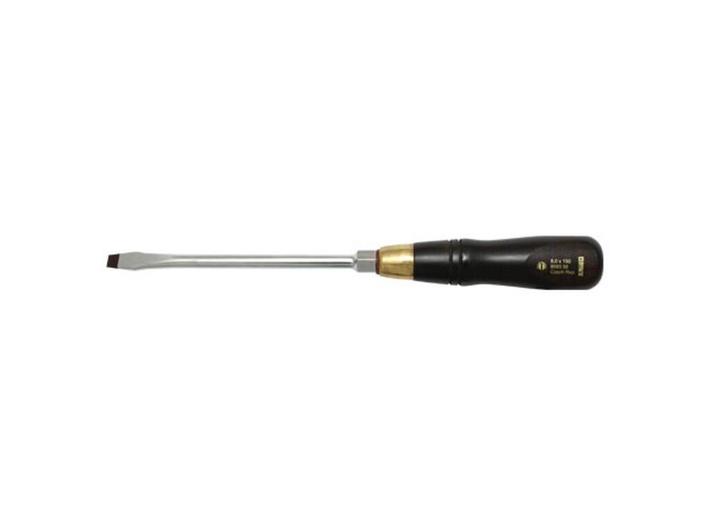 Šroubovák plochý s 3HR rukojetí wood line profi 12 x 200 mm - NB8093-57