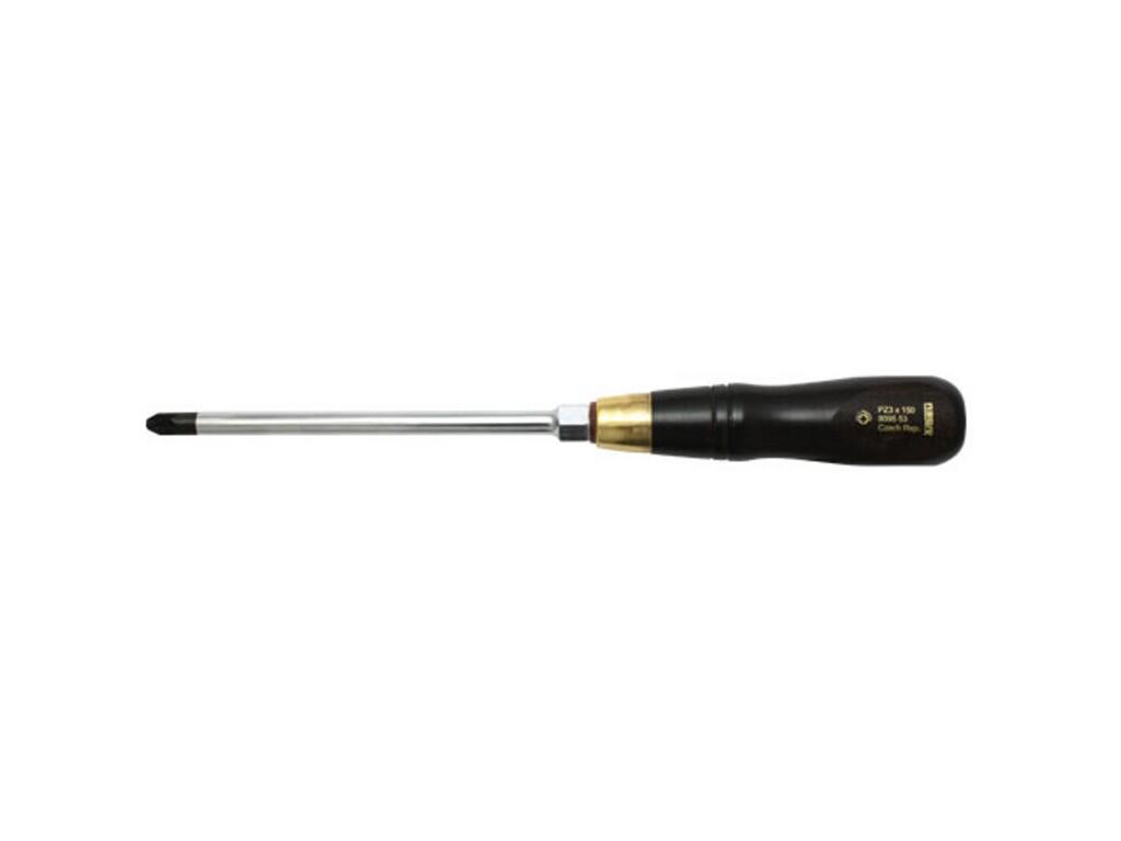 šroubovák POZIDRIV PZ2 s 3HR rukojetí wood line profi - NB8095-52