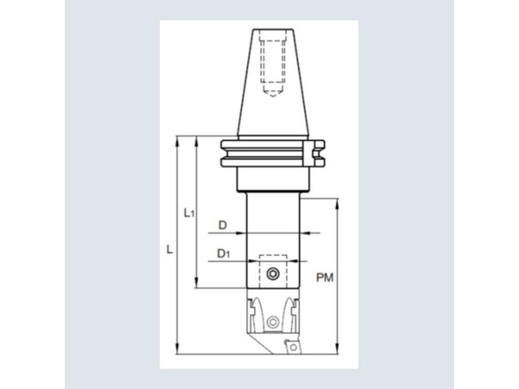 Upínač rotačních nástrojů 86007187 / 6761491 69871-BS N2 -N- PRAMET - PM-AS-350-027-130-R