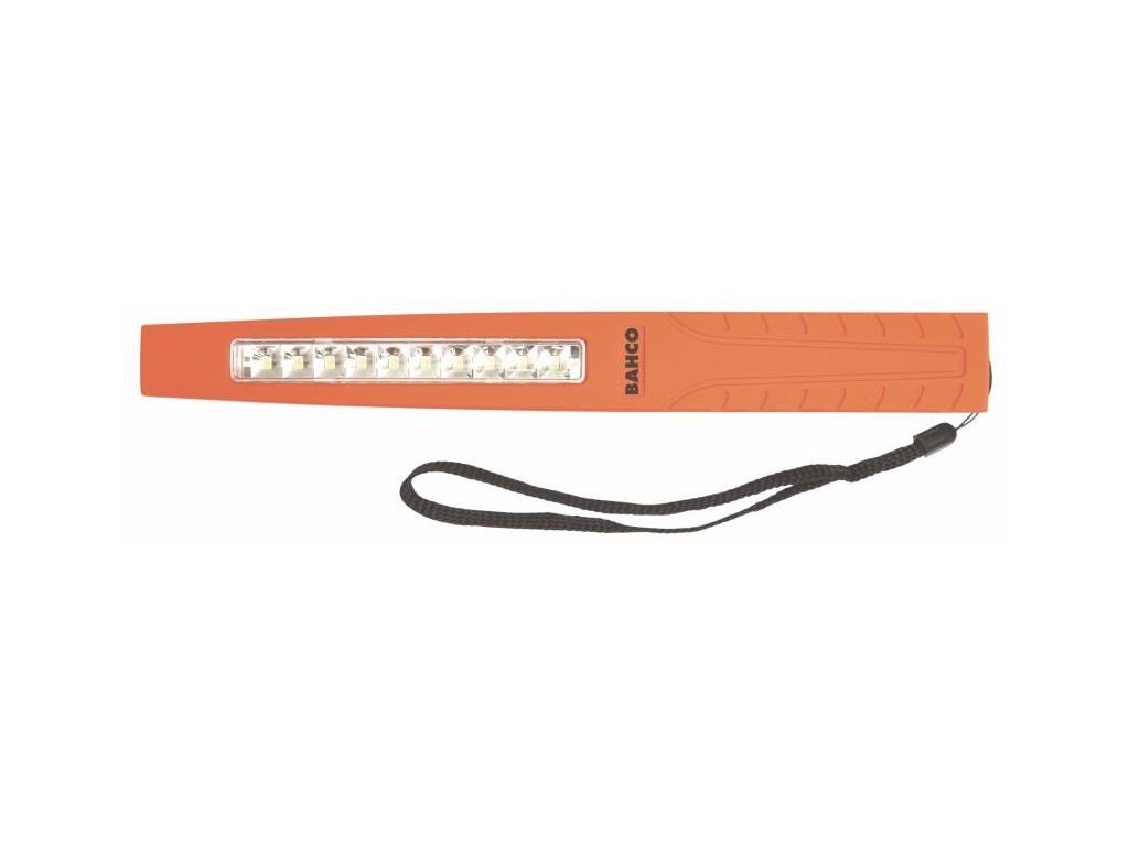 Kapesní svítilna, 10+1 LED, magnet, USB, 262x31x20mm, 250g - BA-BLTS10