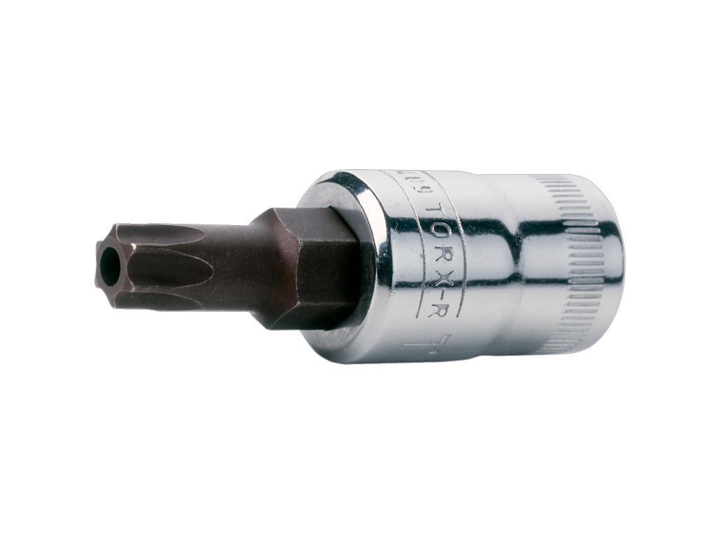 3/8" nástrčný klíč s čtyřhranným unašečem, pro TORX® hlavy šroubů, pro velké zatížení – T27. Baleno na kartě - BA-SB7409TORX-R-T27